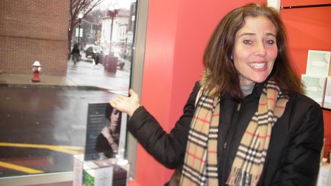 Danielle Cuneo is a charter customer of the new 23 South gift boutique in Morristown. Photo by Kevin Coughlin