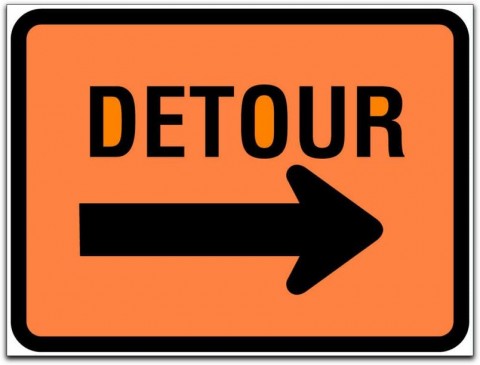 detour-sign detour sign