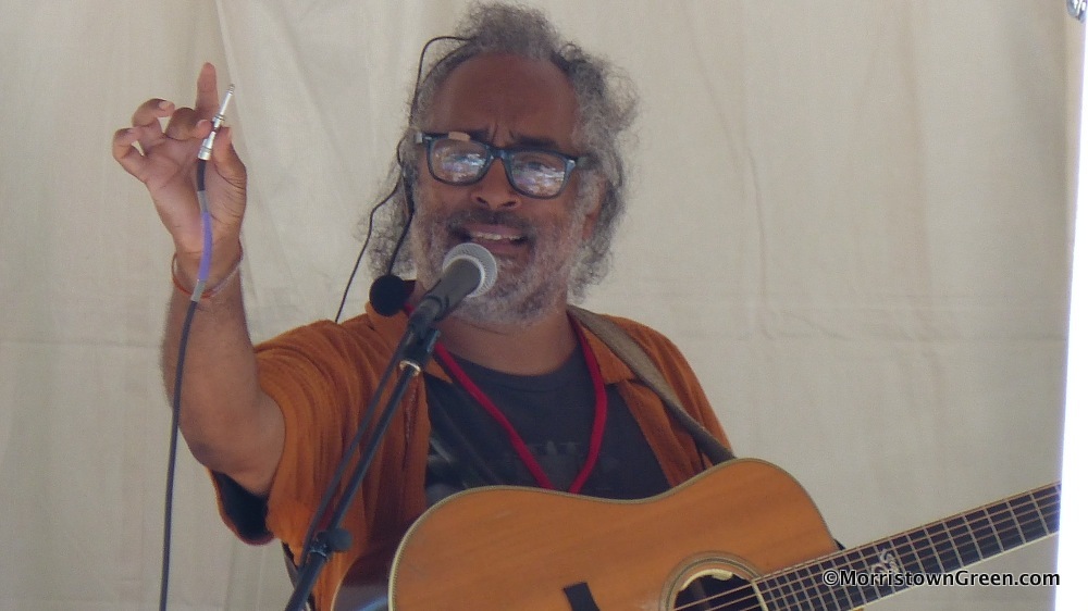 Vance Gilbert at the Falcon Ridge Folk Festival, August 2016.  Photo by Kevin Coughlin