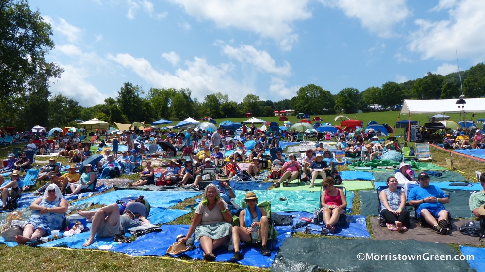 Sunny day at the Falcon Ridge Folk Festival, August 2016.  Photo by Kevin Coughlin