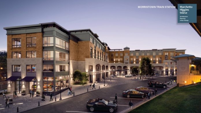 Motown Station 0 Housing complex proposed for Morristown train station parking lot. Image courtesy of Dean Marchetto