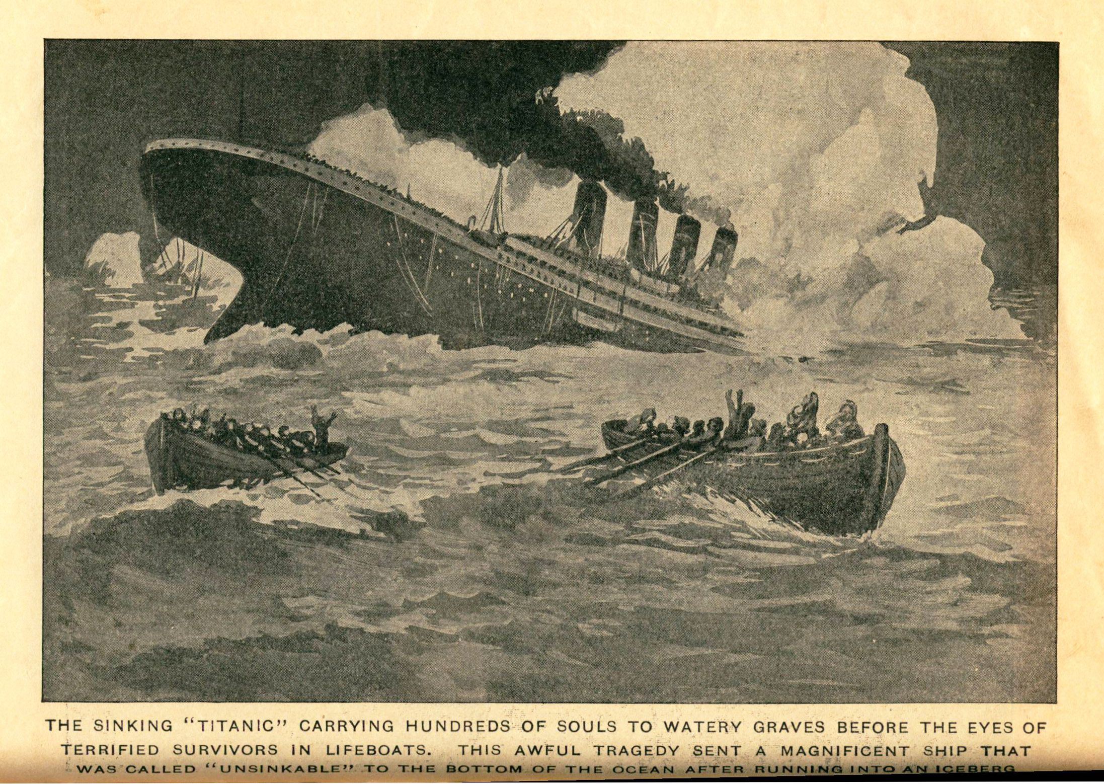 Sinking of the Titanic: A 110-year-old account, raised from the