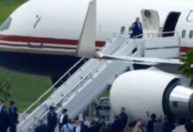 Video: Trump departs from Morristown Airport