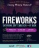 Fireworks, Sept. 26, to light up Morristown during first Living History Weekend